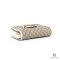 GUCCI HORSEBIT 1955 SMALL WHITE GG MONOGRAM GHW