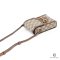GUCCI HORSEBIT 1995 PHONE MINI BROWN GG MONOGRAM CANVAS GHW