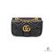 GUCCI MARMONT 22 BLACK CALF GHW