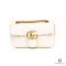 GUCCI MARMONT 22 WHITE CALF GHW