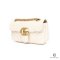 GUCCI MARMONT 22 WHITE CALF GHW