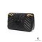 GUCCI MARMONT SMALL BLACK CALF GHW