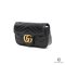 GUCCI MARMONT SUPER MINI BLACK CALF GHW