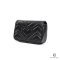 GUCCI MARMONT SUPER MINI BLACK CALF GHW