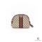 GUCCI OPHIDIA SHOULDER BAG BROWN GG MONOGRAM GHW