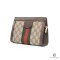 GUCCI OPHIDIA SMALL BROWN GG SUPREME MONOGRAM GHW