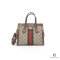 GUCCI OPHIDIA TOTE SMALL BROWN GG MONOGRAM CANVAS GHW