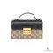 GUCCI PADLOCK BLACK BROWN GG MONOGRAM GHW