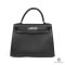 HERMES KELLY 28_ NOIR EPSOM SHW