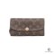 LV EMILIE WALLET LONG BROWN MONOGRAM CANVAS SHW