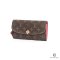 LV EMILIE WALLET LONG BROWN MONOGRAM CANVAS SHW