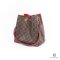 LV NEONOE MM BROWN RED MONOGRAM CANVAS GHW