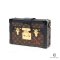 LV PETITE MALLE BROWN BLACK MONOGRAM CANVAS GHW