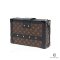 LV PETITE MALLE BROWN BLACK MONOGRAM CANVAS GHW