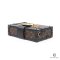 LV PETITE MALLE BROWN BLACK MONOGRAM CANVAS GHW