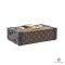 LV PETITE MALLE BROWN BLACK MONOGRAM CANVAS GHW