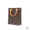 LV PETIT SAC PLAT BROWN MONOGRAM CANVAS GHW