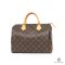 LV SPEEDY BROWN 30 MONOGRAM CANVAS GHW