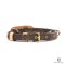 LV STRAP 110 BROWN MONOGRAM GHW