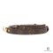 LV STRAP 110 BROWN MONOGRAM GHW