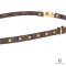 LV STRAP 110 BROWN MONOGRAM GHW