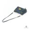 MIU MIU CERVO TURNLOCK FLAP 30CM NAVY CALF GHW