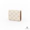 NEW CELINE TRI FOLD WALLET SHORT GREGE CANVAS GHW