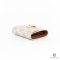 NEW CELINE TRI FOLD WALLET SHORT GREGE CANVAS GHW