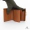 NEW CELINE TRI FOLD WALLET SHORT GREGE CANVAS GHW