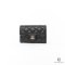 NEW CHANEL CARD HOLDER SHORT BLACK CAVIAR GHW