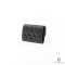 NEW CHANEL CARD HOLDER SHORT BLACK CAVIAR GHW