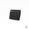 NEW CHANEL TRI FOLD WALLET SHORT BLACK CAVIAR GHW