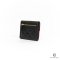 NEW CHANEL TRI FOLD WALLET SHORT BLACK CAVIAR GHW