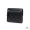 NEW CHANEL TRI FOLD WALLET SHORT BLACK CAVIAR SHW