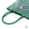 NEW GOYARD ANJOU MINI GREEN HEART RED CANVAS SHW