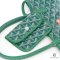 NEW GOYARD ANJOU MINI GREEN HEART RED CANVAS SHW