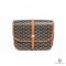 NEW GOYARD BELVEDERE MM BROWN CANVAS SHW