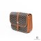 NEW GOYARD BELVEDERE MM BROWN CANVAS SHW