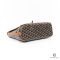 NEW GOYARD CAPETIEN MM BROWN CANVAS SHW