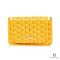 NEW GOYARD PLUMET POCKET YELLOW CANVAS SHW