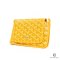 NEW GOYARD PLUMET POCKET YELLOW CANVAS SHW