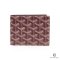 NEW GOYARD VICTOIRE WALLET SHORT RED CANVAS