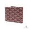 NEW GOYARD VICTOIRE WALLET SHORT RED CANVAS