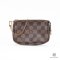 NEW LV POCHETTE MINI EBENE DAMIER CANVAS GHW