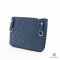 NEW LV TRIO MESSENGER 25 BLUE DAMIER CANVAS SHW