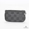 NEW LV TRIO MESSENGER 25 BLACK DAMIER GRAPHITE CANVAS SHW MICROCHIP