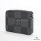 NEW LV TRIO MESSENGER 25 BLACK DAMIER GRAPHITE CANVAS SHW MICROCHIP