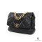 PAC CHANEL FLAP 19 30_ BLACK CALF GHW