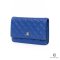 PAC CHANEL WOC 7.5 NAVY LAMB GHW