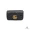 GUCCI MARMONT SUPER MINI BLACK CALF GHW